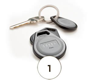 key fobs for managed access control